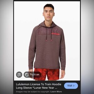lululemon athletica Men's License to Train Hoodie, Lunar New Year color way